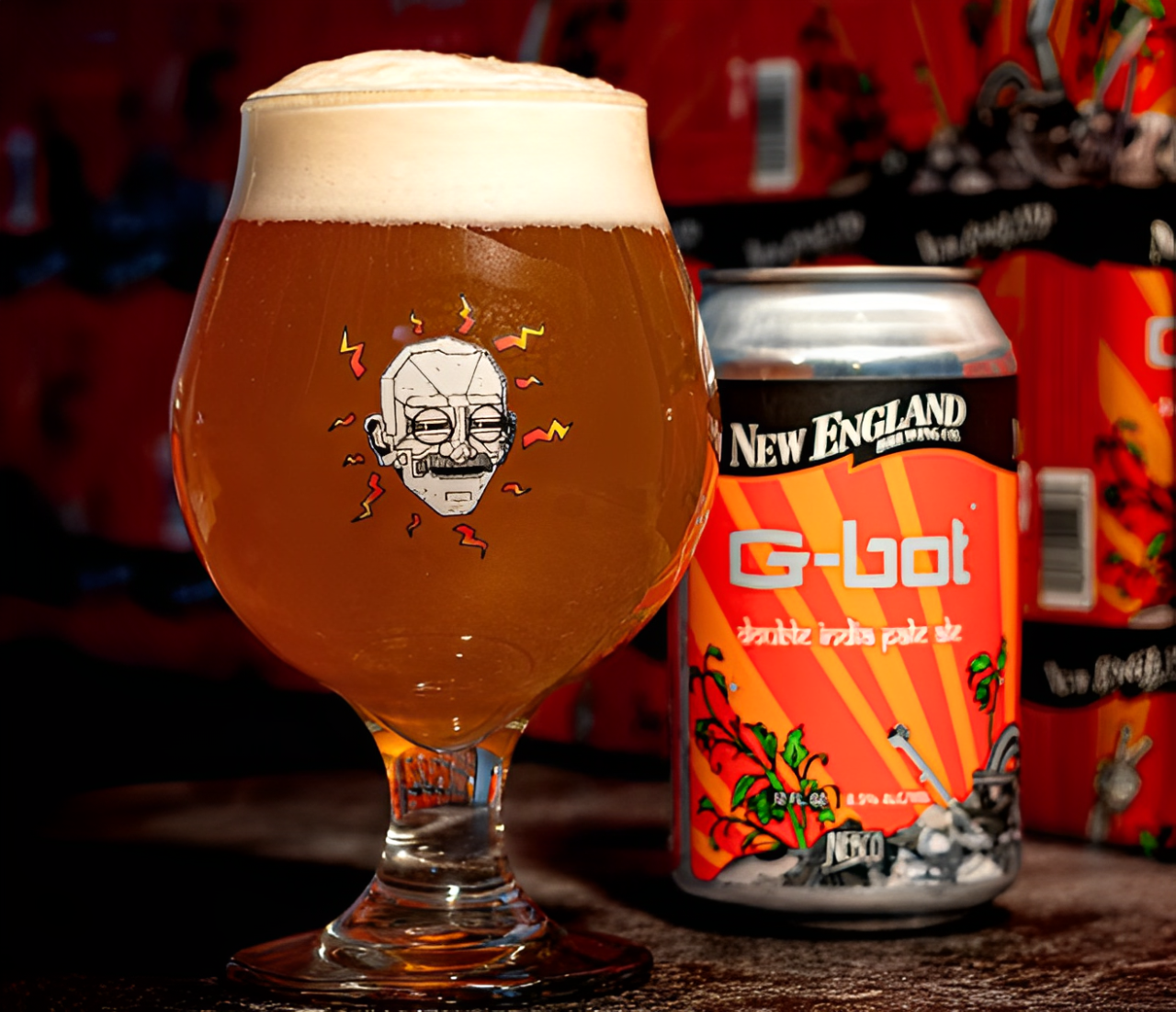 G-Bot - Hương Vị Mạnh Mẽ Của New England Brewing Co. Ly bia G Bot vang ong lop bot min noi bat bieu thi su tinh te trong qua trinh che bien - G-Bot - Hương Vị Mạnh Mẽ Của New England Brewing Co.