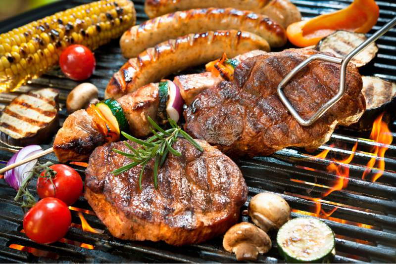 クラッシャービールと組み合わせると新鮮で美味しいバーベキュー料理 - クラッシャー - 錬金術師の爆発シンボル