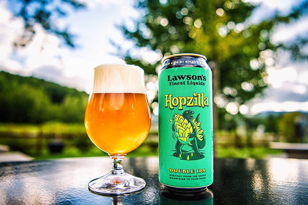 Hopzilla Beer Glass with Amber Color and Fine Malt - Hopzilla: The IPA Giant From the Vermont Woods