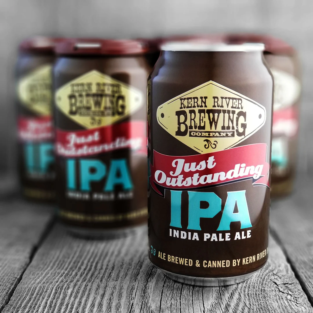 Just Outstanding IPA: A Hops Journey Just Outstanding IPA beer can with a very unique design - Just Outstanding IPA: The Journey of Hops
