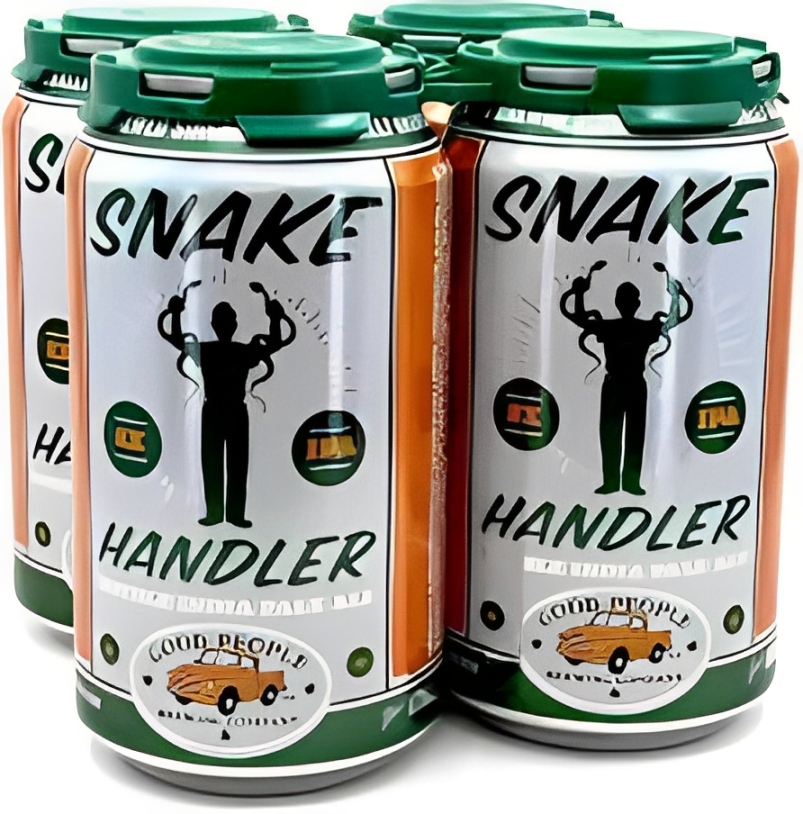 スネークハンドラーダブルIPA:ミスティックフローラル 魅力的なデザインのスネークハンドラーIPAビール缶 - スネークハンドラーダブルIPA:神秘的なフローラルな香り
