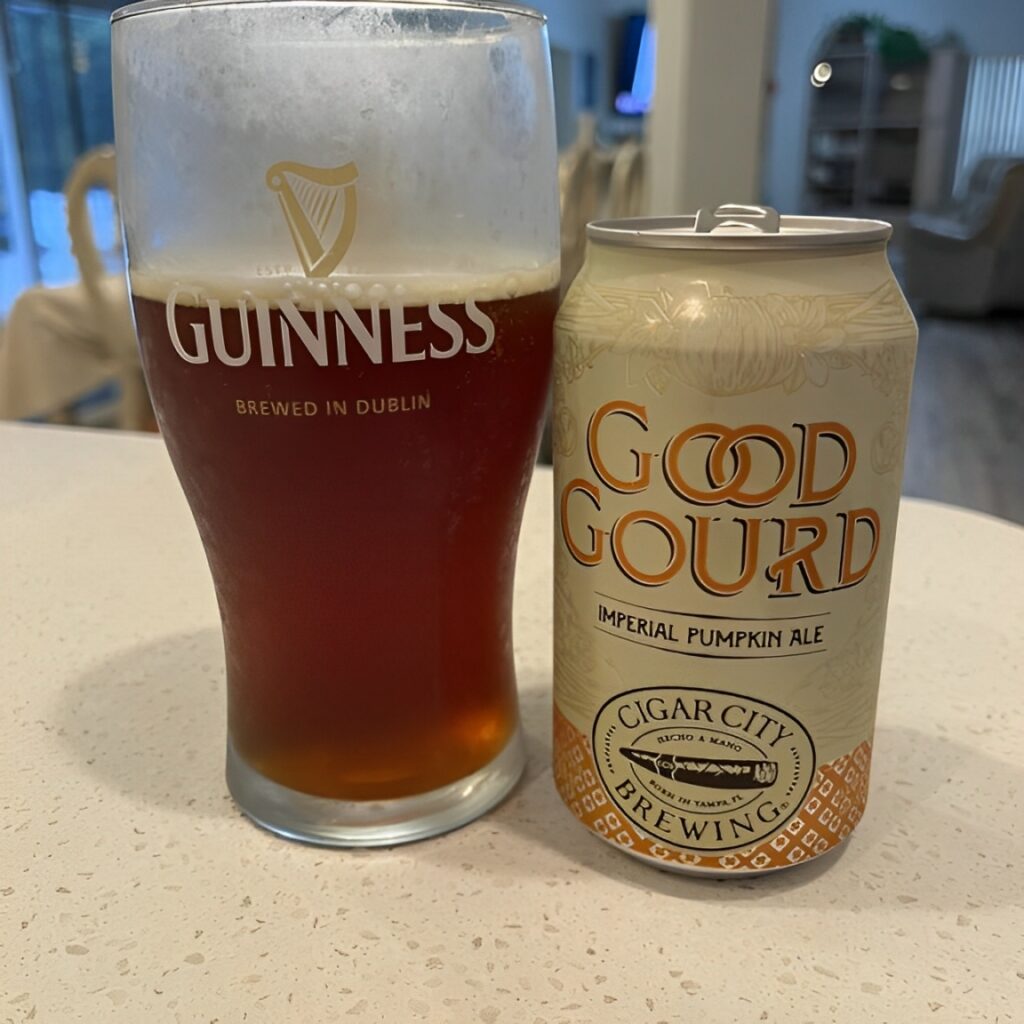 Ly tulip chua Good Gourd voi lop bot min va mau ho phach ruc ro 1024x1024 - Good Gourd Imperial Pumpkin Ale: M&ugrave;a Thu L&ecirc;n Men