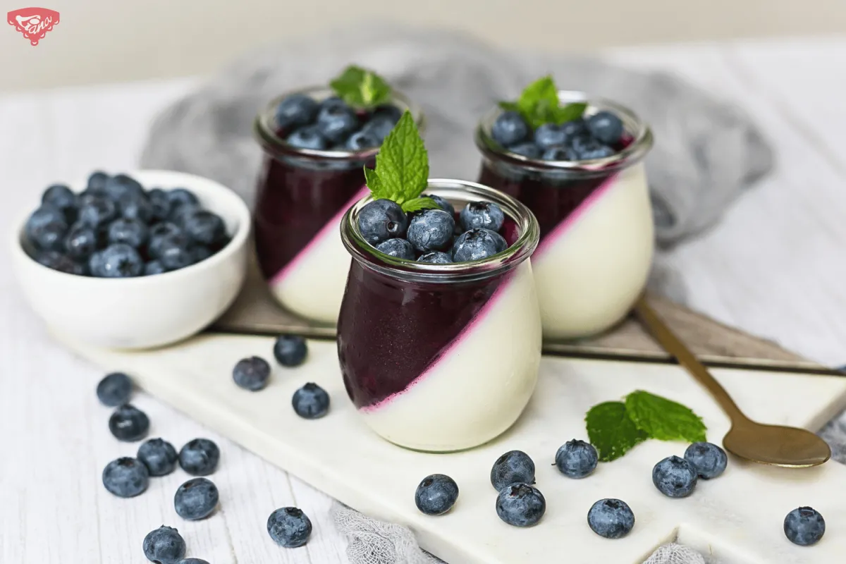 Smooth lemon panna cotta with spicy fruit and honey sauce 1 - Thumbprint Cran-Bic: The Art of Natural Fermentation