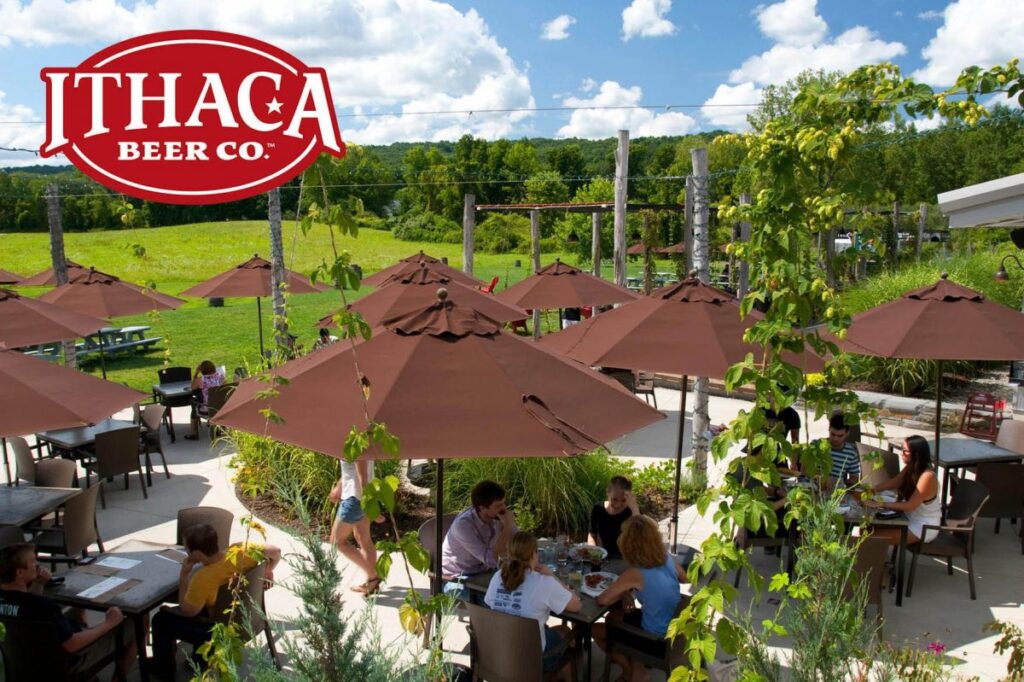 Toan canh nha may bia Ithaca Beer Company giua vung Finger Lakes yen binh 1024x682 - Flower Power: Sự Nở Hoa Từng Ngụm Bia