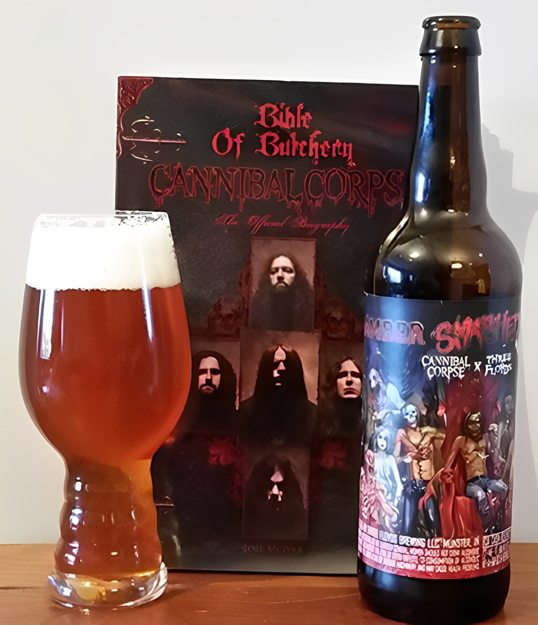 Amber Smashed Face: A Gift For Rockers Amber Smashed Face is famous for its balance between malt sweetness and hops flavor - Amber Smashed Face: A Gift for Rocker Souls