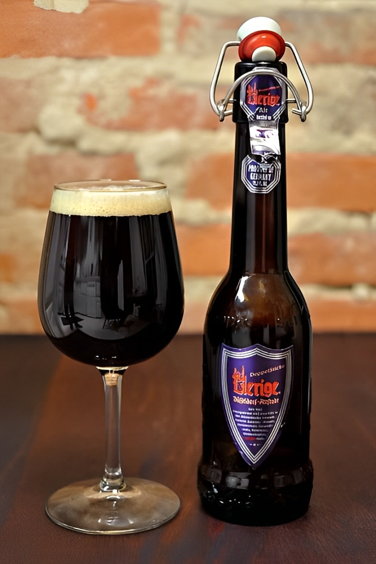 He looked at the glass of Doppelsticke beer with its bright copper color and thick beer powder showing its bold flavor - Doppelsticke - Characteristics of German Beer