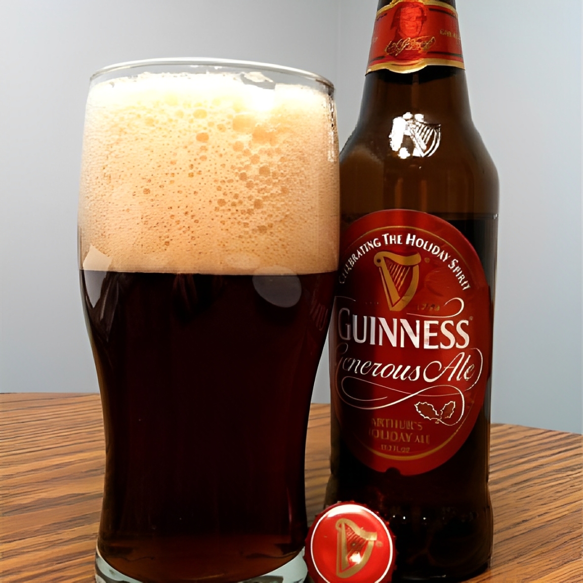 Anh can canh ly pint Guinness Generous Ale voi lop bot min mau bia nau dam 1 - Guinness Generous Ale &ndash; Mở Ra C&aacute;nh Cửa Thế Giới Bia Đậm Đ&agrave;