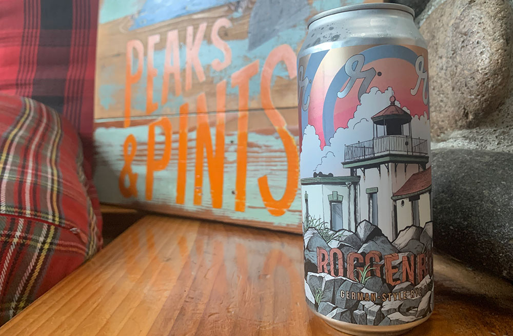 Clear photo of Roggenbier beer can with beautiful shape and high quality.