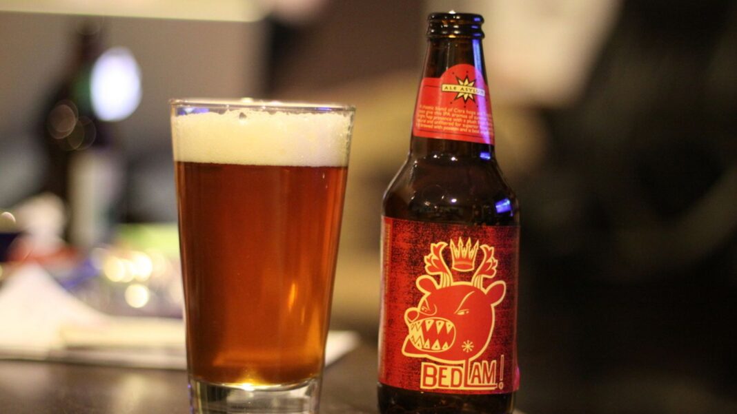 Bedlam offers a sweet aroma and a wonderful smoothness, which cuts through the bitterness of the hops.