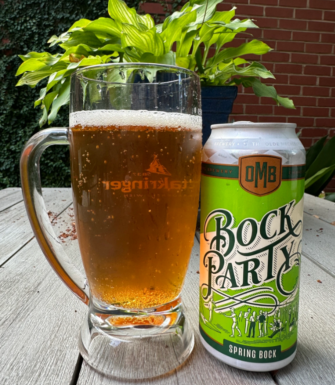 Maibock Bock Party beer glass with light golden color - Bock Party: The Taste of American Maibock