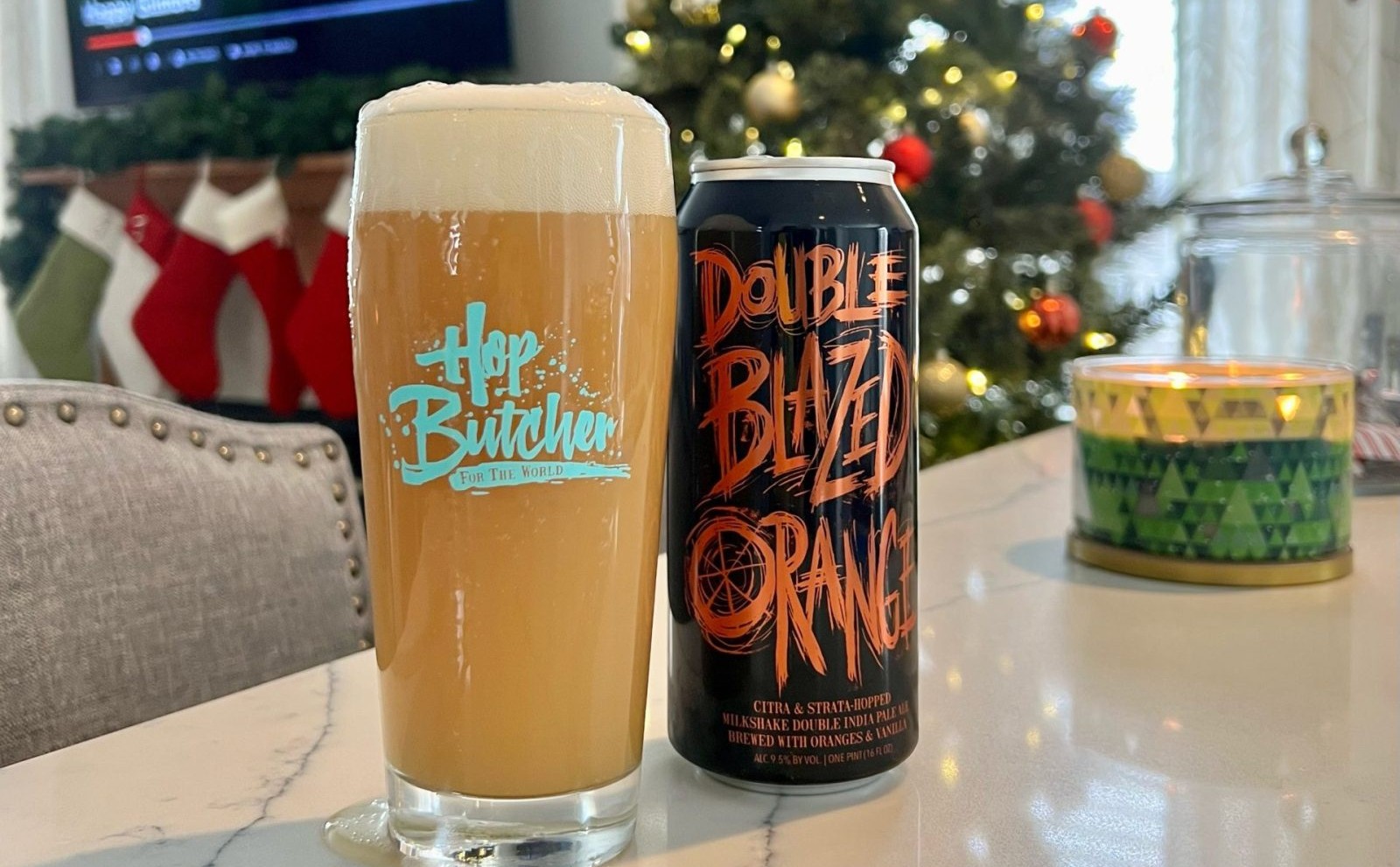 Pour a glass of beer in a quiet evening and put on some lo fi or light jazz music - Double Blazed Orange: The Poet's Romance