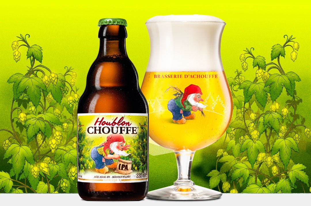 Houblon Chouffe: Ein langanhaltender Duft, den man nur schwer loslassen kann Houblon Chouffe ist eine belgische IPA-Version mit einem starken Aroma von belgischem Tripel und amerikanischem Hopfen - Houblon Chouffe: Ein lang anhaltendes Aroma, das man nur schwer loslassen kann