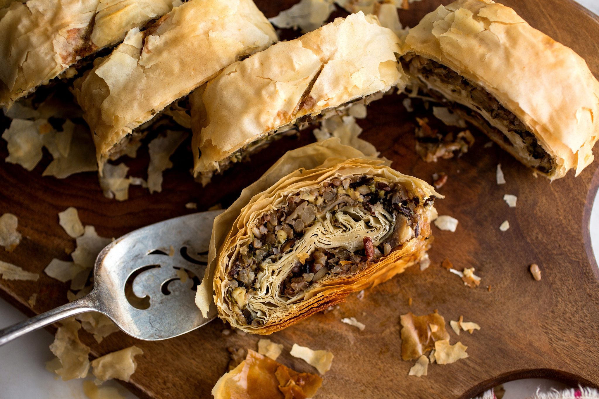 There's nothing better than enjoying Schwarzbier with steaming mushroom strudel - Schwarz – Autumn Breath From The Heart Of Vermont Mountains