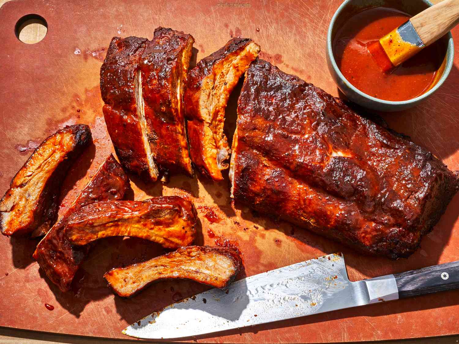 Delicious BBQ pork ribs go perfectly with Petrin 11° beer - Petrin 11°: Intense Flavor From Schilling Beer Co.