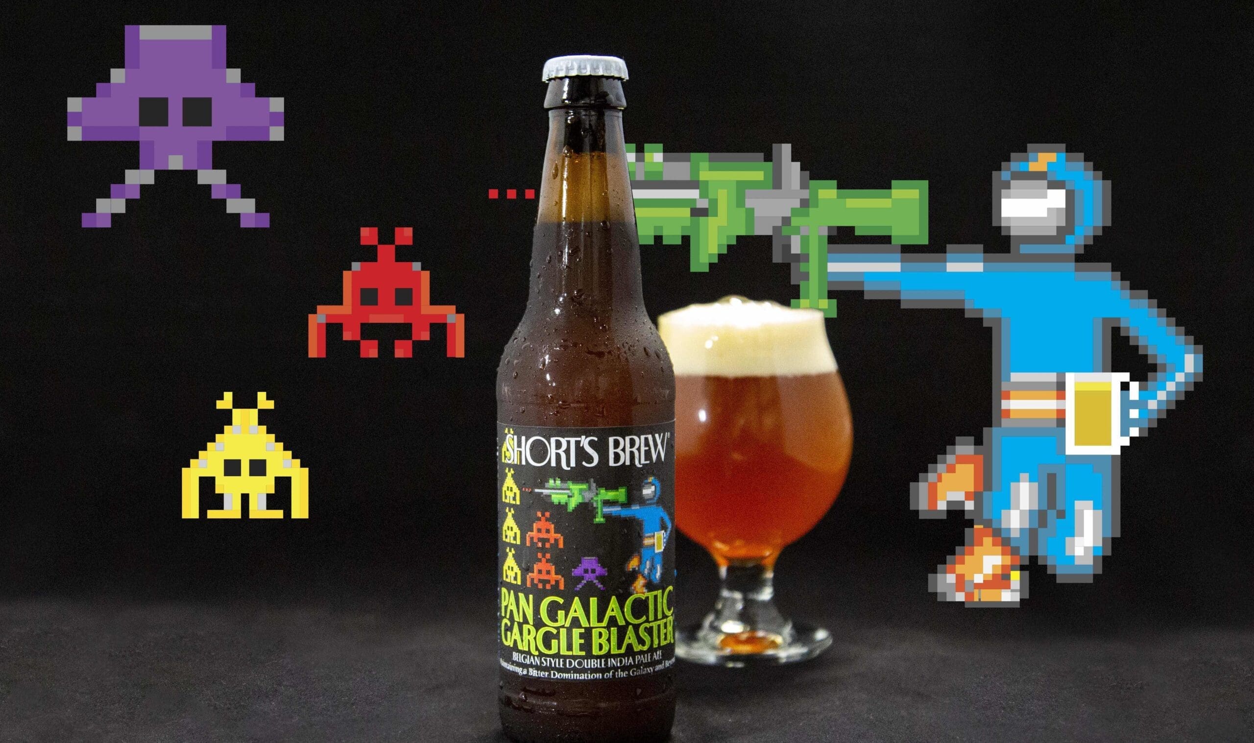 Pan Galactic Gargle Blaster: Ein Vorgeschmack auf die Raumfahrt Pan Galactic Gargle Blaster ist ein belgisches IPA-Bier, das von belgischem Bier beeinflusst ist - Pan Galactic Gargle Blaster: Eine Geschmacksreise ins Universum