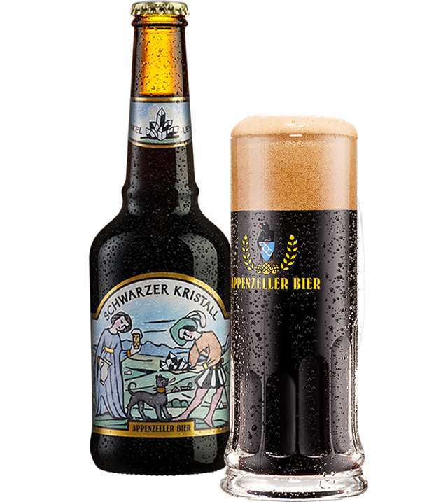 Schwarzer Kristall showcases her captivating charm through depth - Appenzeller Schwarzer Kristall: The Beauty of Eastern Switzerland