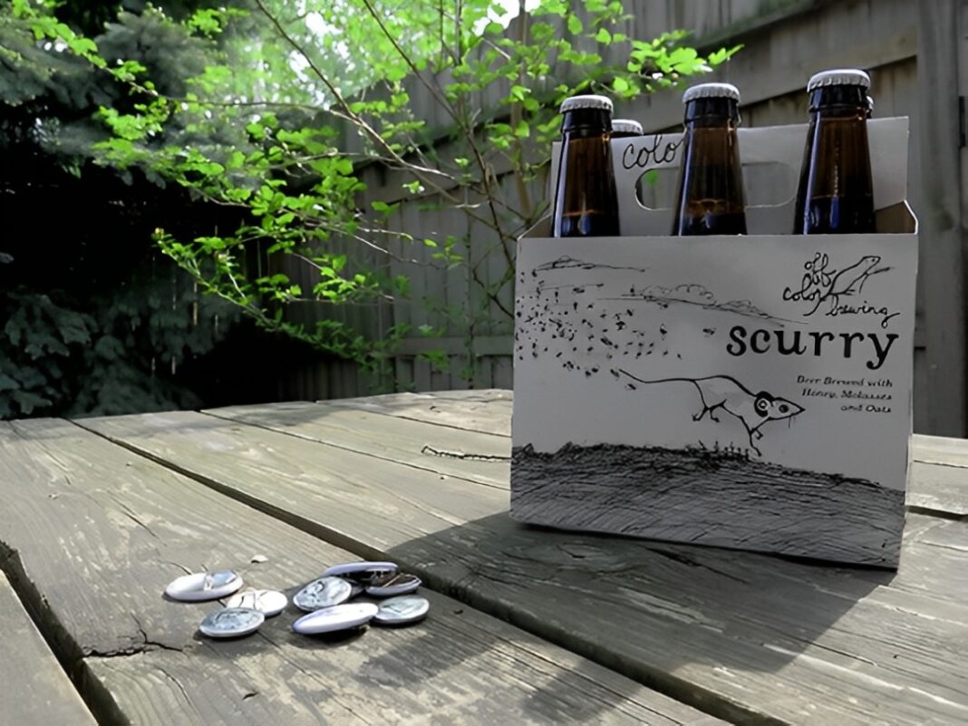 Scurry Altbier from Off Color Brewing, featuring signature design and color.