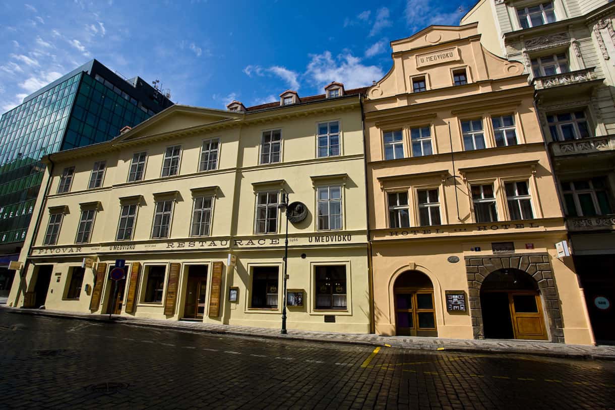 Overview of Minipivovar U Medvidku brewery in Prague Oldgott beer production with classical design and quiet space - Oldgott: A Feature of Czech Beer Style