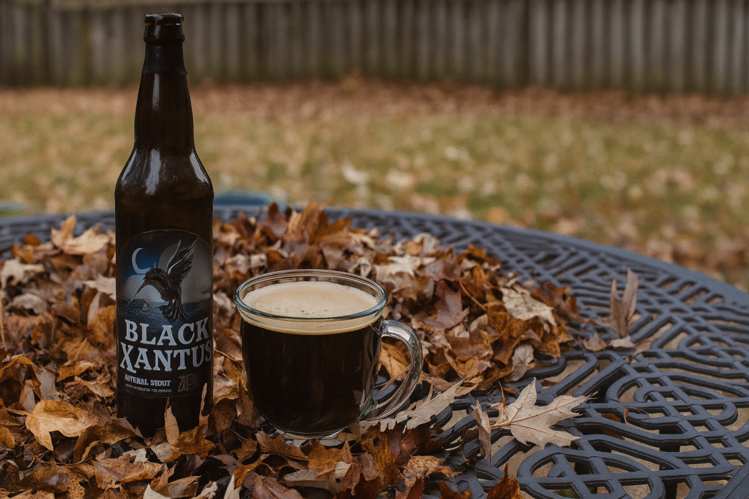 Black Xantus beer bottle