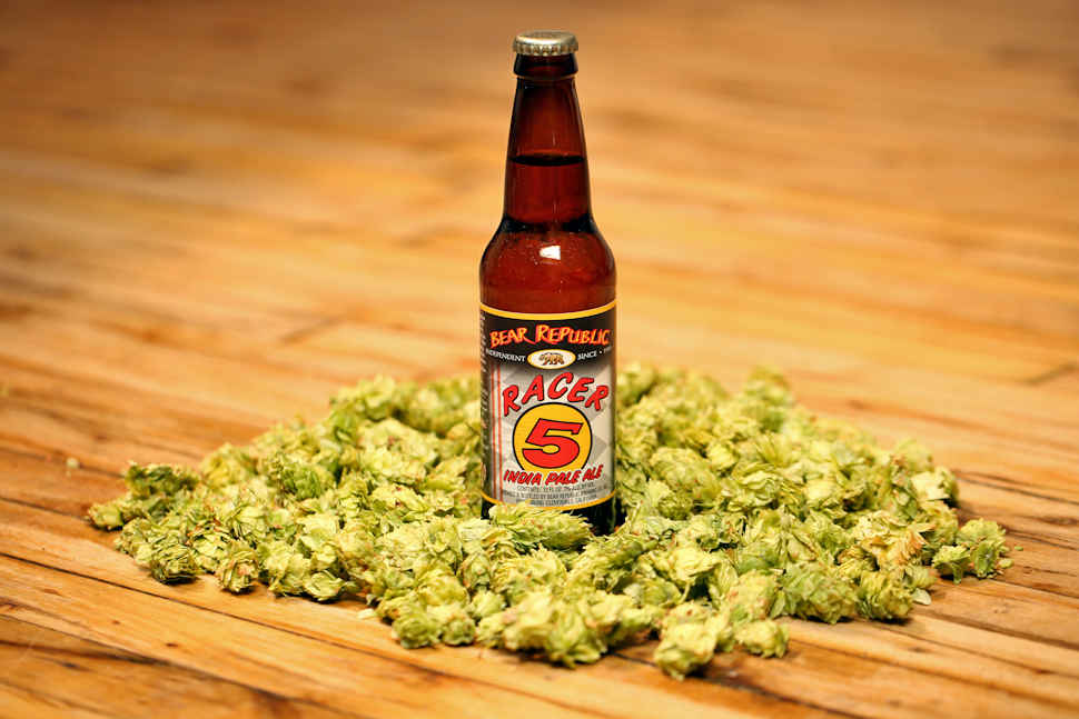 Racer 5 beer bottle
