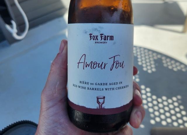 Amour Fou has a simple yet elegant and captivating design - Amour Fou: The Essence of Bière de Garde From Fox Farm Brewery