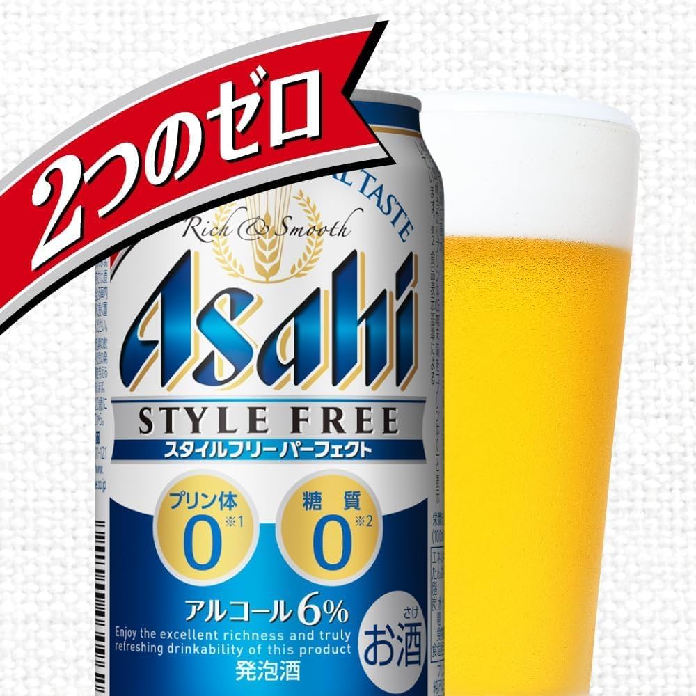 アサヒスタイルフリーは発泡酒ファミリーに属し、麦芽もビールも控えめながらも個性豊かなエレガントな世界へと誘う名前です。アサヒスタイルフリー：ビールの一滴一滴に太陽の光が輝く