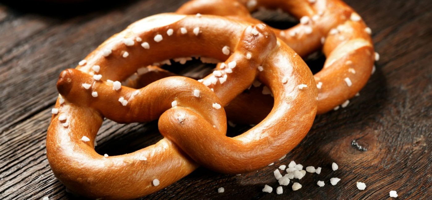 A delicious Bretzel goes so well with this beer - Kombine: Breathing Life From The Heart Of St. Bernardus