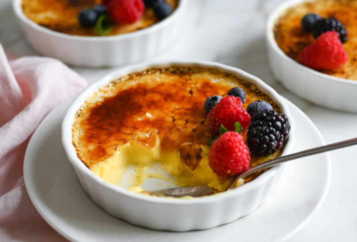 Creme brulee with a layer of sugar is one of the special dishes that goes well with this beer - Malheur Bière Brut: A Beer Masterpiece That Is Not of This World