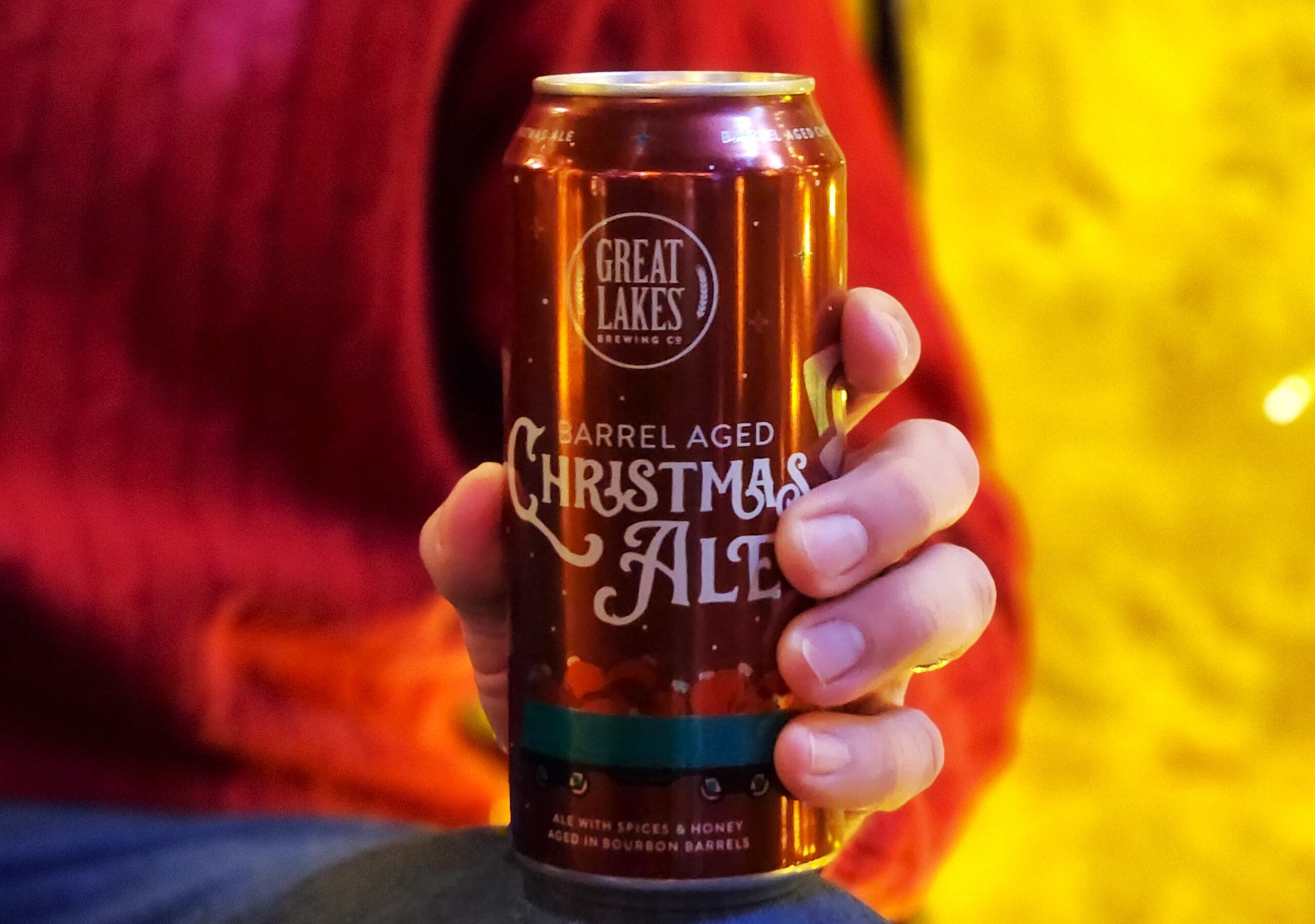 Barrel Aged Christmas Ale has an attractive design with a festive spirit scaled - Barrel Aged Christmas Ale: Whisper Of Wood And Time