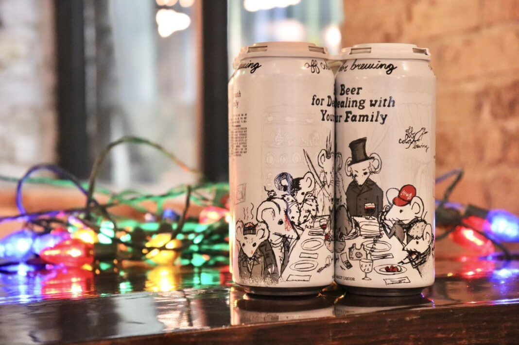 Bier für den Umgang mit Ihrer Familie Ein Seufzer der Erleichterung