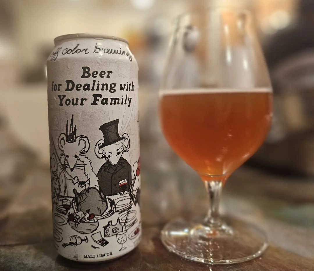 Bier für den Umgang mit der Familie: Ein warmer, goldener Seufzer