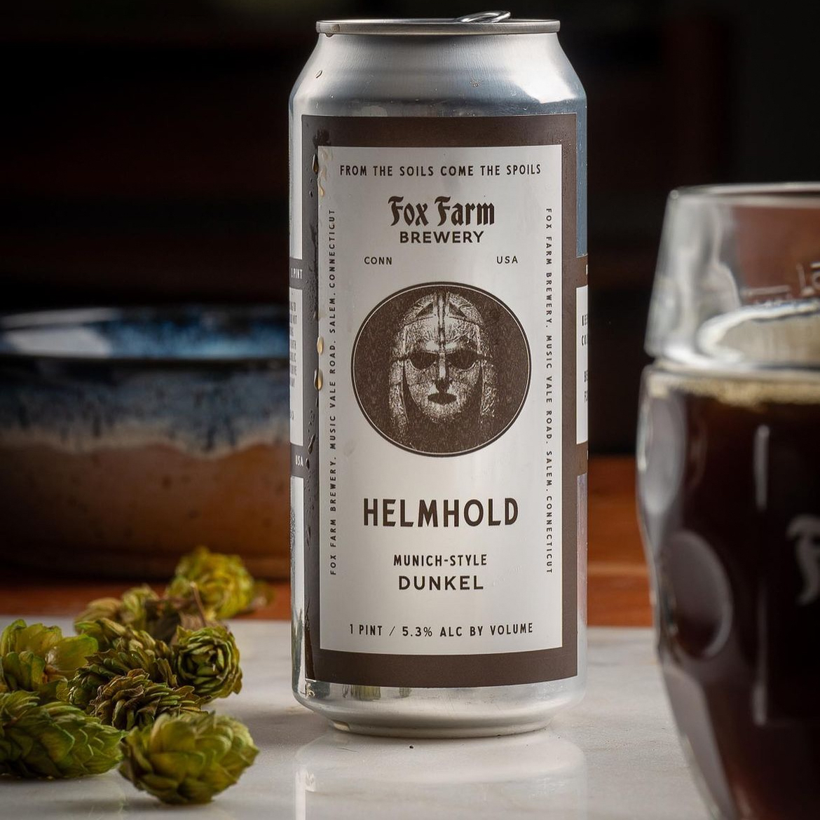The beer is so brown that you can see the light shining through it - Helmhold: A Taste Journey From Brown Autumn Sunlight