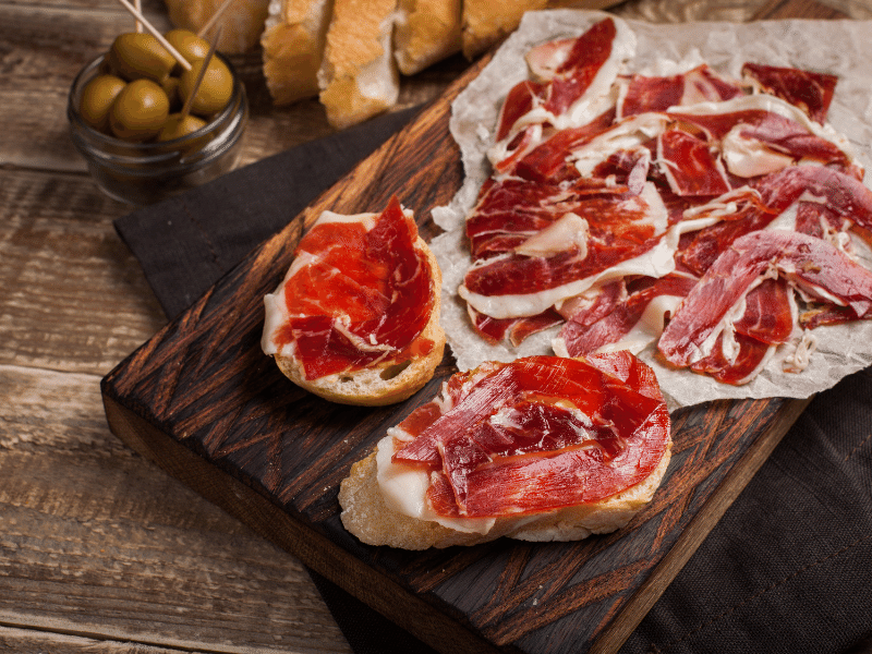 Smoked meats have the right flavor to pair with this beer - Barrel Aged Imperial Amber Lager: Whisper of Yeast