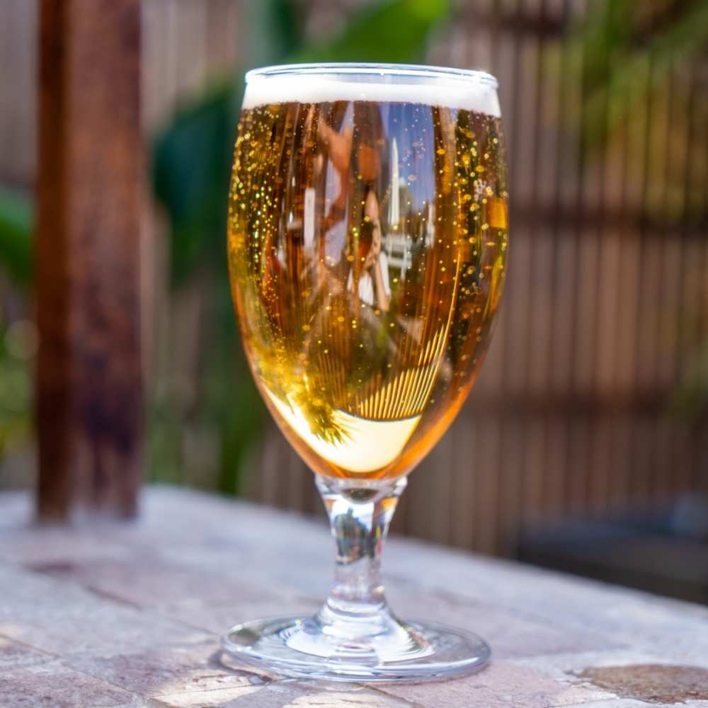 Holding a glass of Chalice in your hand is like cherishing a precious object - Lion Imperial Premium Malt Pilsner: Gentle Spring Rain
