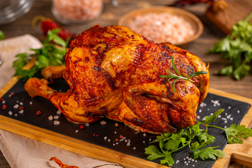 Grilled chicken is a suitable dish to match the mild flavor of this beer - Apollo: The Golden Moment of Wheat and Yeast