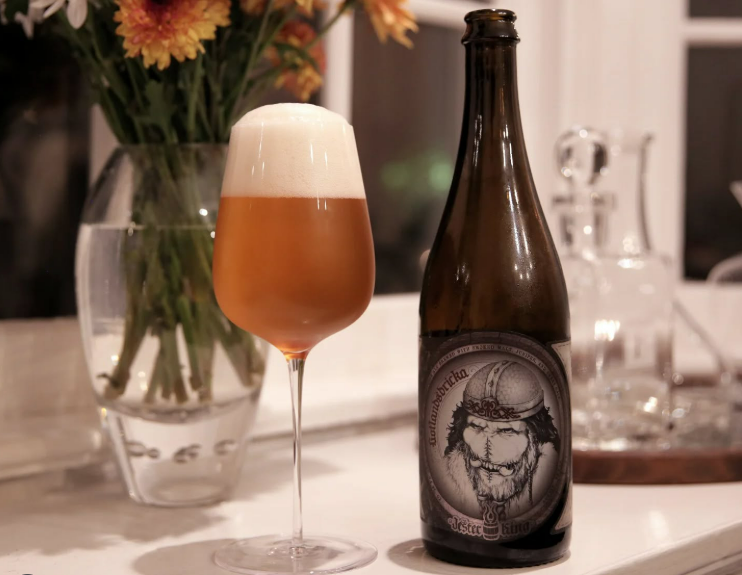 Gotlandsdricka has a very unique and creative beer bottle design - Gotlandsdricka: Intoxicating Fire and Viking Memories