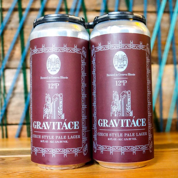 Gravitace has a classic and timeless design - Gravitace: The Essence of Czech Lager in a Craft Dance