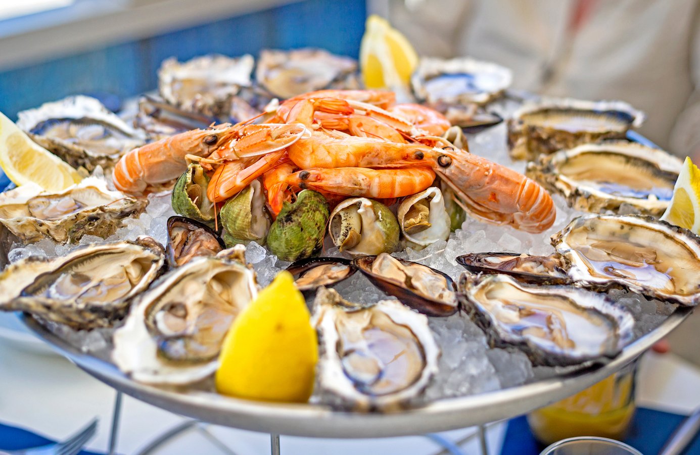 Steamed shrimp, grilled salmon, and fish sushi – combined with beer to create a silent culinary performance - Goody Two Shoes: Dewdrops on the Beer Petals