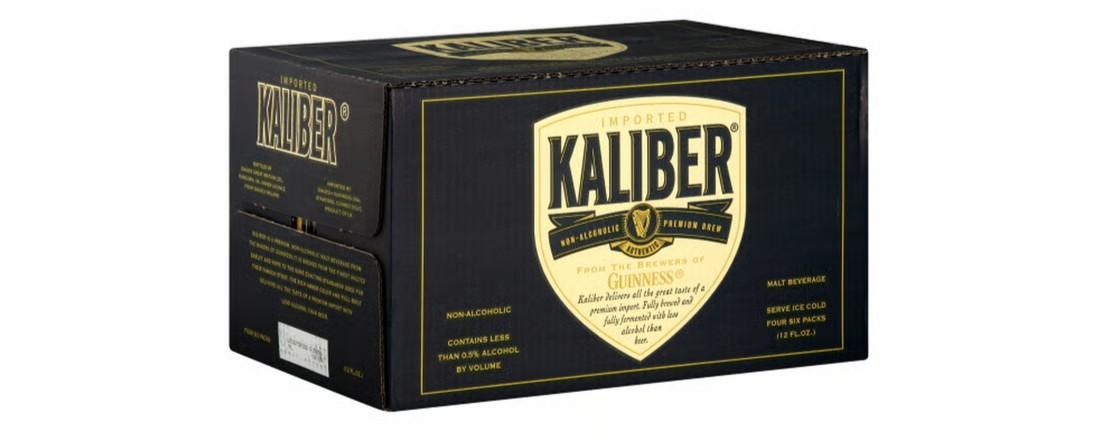 Kaliber has a simple but meaningful beer barrel design - Kaliber: The Essence of Ireland Without Yeast