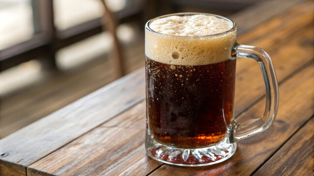 When poured into a glass, the beer has a dark brown color reminiscent of traditional root beer – but the tip gives off a slight amber hue - Not Your Father's Root Beer: A Fermented Love Song