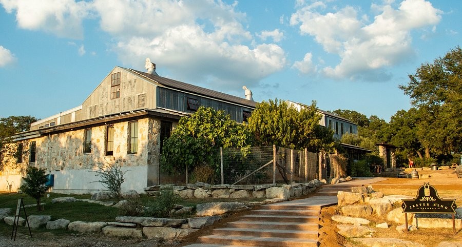 Exterior view of the classic Jester King Brewery in Norway - Gotlandsdricka: Fire and Viking Memories