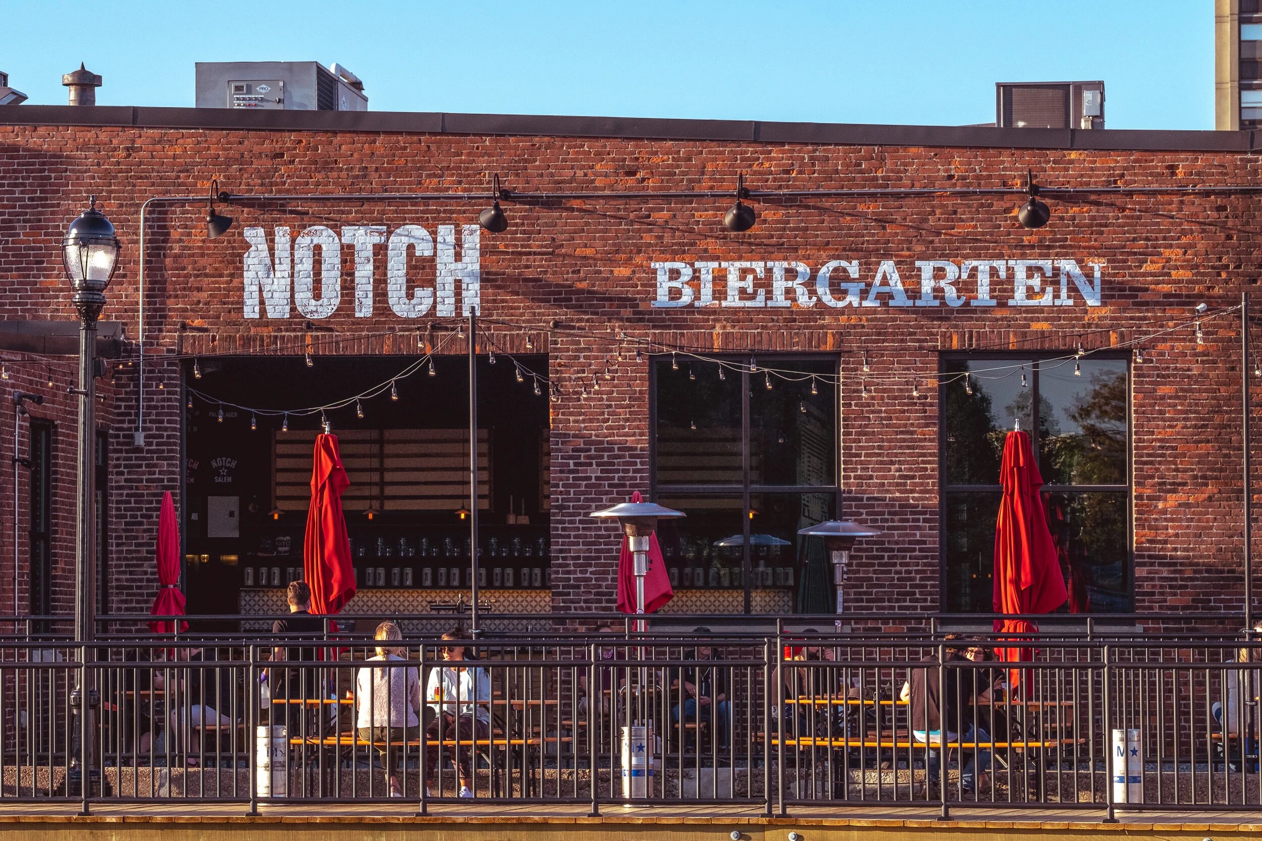 The exterior of Notch Brewing is spacious and modern - Tenner: The Origin of Pure Lager