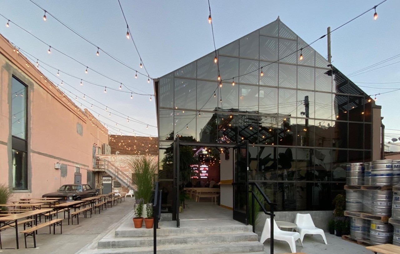 The view outside the famous Evil Twin Brewing - Ashtray Heart: The Enchanting Prelude of Smoke