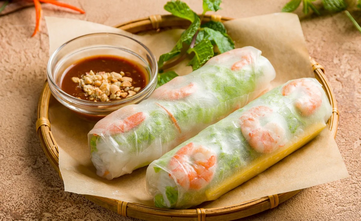 Asian food especially rolls are very suitable to enjoy with this beer - Tart Lychee: Tropical Love Song in the Heart of a Cup