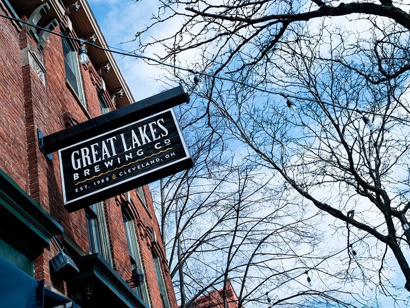 A corner of Great Lakes Brewing Co Tho Mong in Ohio My - Barrel Aged Imperial Amber Lager: Whisper of Yeast