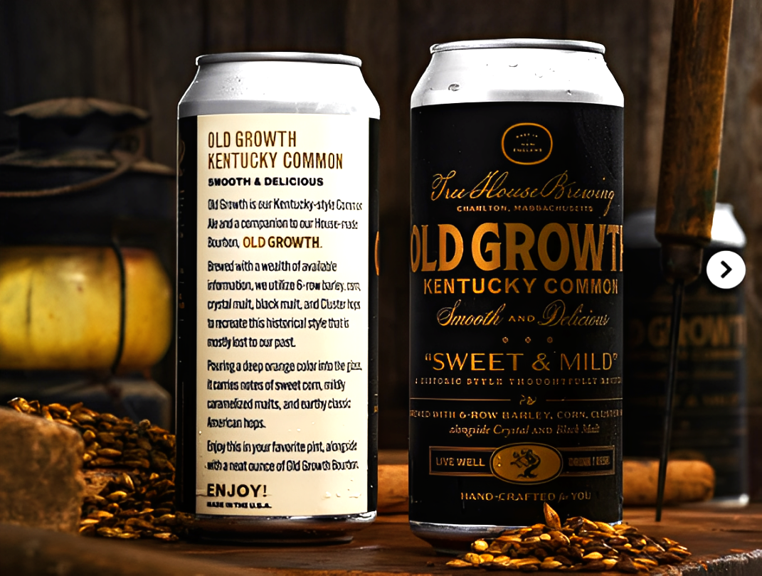 Old Growth has an attractive and mysterious beer bottle design - Old Growth: Philosophy of Sublimation from Paradoxes