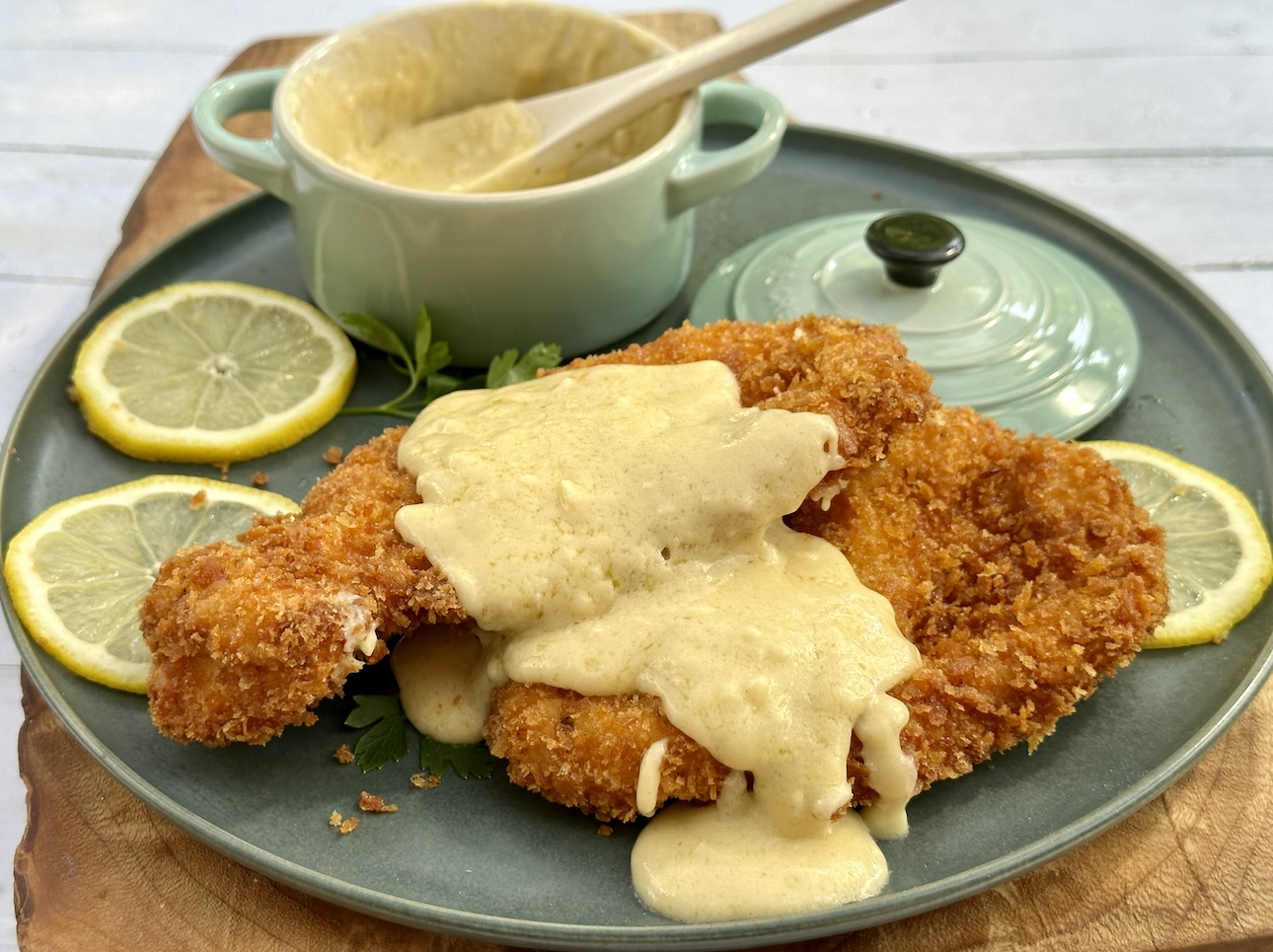 Wine-soaked schnitzel combined with the flavor of beer adds an extra touch to your dinner - Clausthaler Original: As Sweet as a Sweet Dream