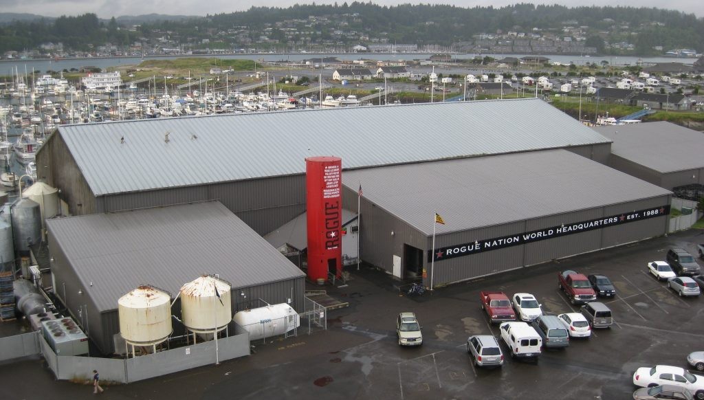 Rogue Ales Brewery View From Above - Brutal: Naked And Alluring Attraction