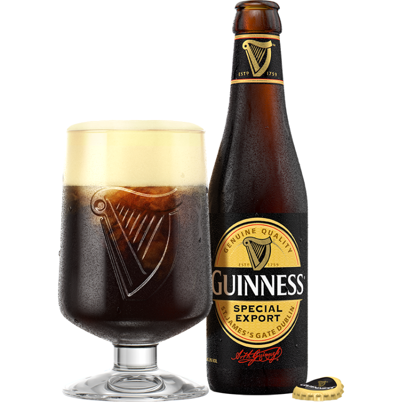 Ruby-black beer with a distinctive ruby-red color that appears under the light – black - Guinness Antwerpen Stout: Immortal Desire of Flavor