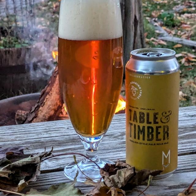 The beer ranges in color from amber to a shimmering red that seems to shine through the leaves - Table & Timber: Metaphors for the Unspoken
